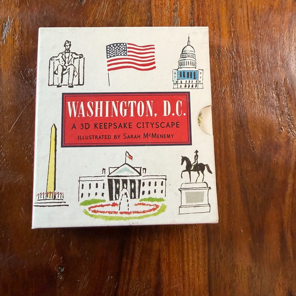 Washington DC A 3D Keepsake Cityscape Sarah McMenemy Candlewick Pop-Up Book